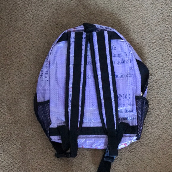 Upcycled Mini Backpack - Picture 2 of 3